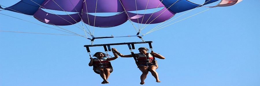 Parascending para despedidas en Sanxenxo